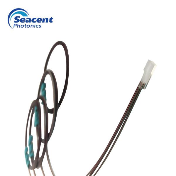 32CH Quartz Glass Material Optical Fiber Array 2.0±0.1length 0,+8, -8 (±0.3)