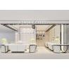 Buy cheap Matte Pure White Jewellery Shop Display Cabinets Custom Size For Shopping Mall from wholesalers