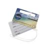 Buy cheap Laminated Pounching Hole CMYK PVC Plastic Die Cut Card Luggage Hanging Tag Card from wholesalers