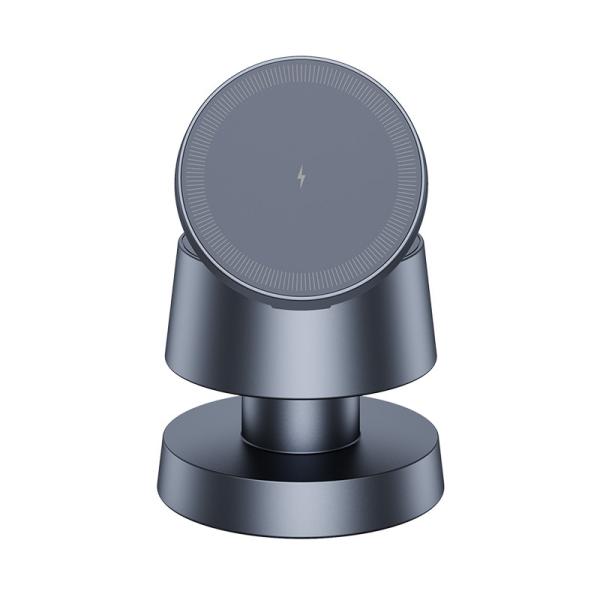 Buy cheap CUSTOM LOGO Fast 3 In 1 Foldable Night Light Lamp Wireless Charger Station Qi Magnetic Wireless Charging from wholesalers