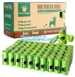 Compostable Logo Printed Colorful Pet Dog Waste Poop Plastic Garbage Bag 100%