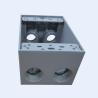 Buy cheap 1/2" 3/4" Holes Waterproof Terminal Box Grey PVC Coated UL Listed from wholesalers