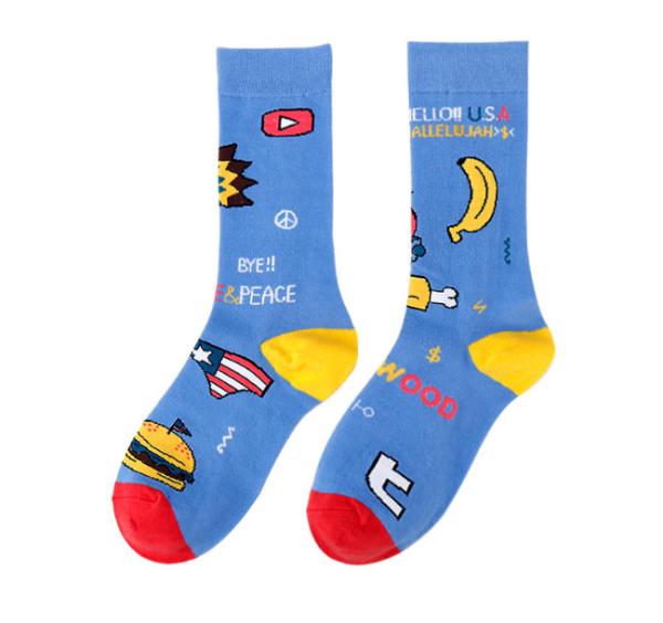 Buy cheap Unisex Unique Dress Women'S Quarter Socks Cotton / Awesome Cotton Girls Socks With Jacquard from wholesalers