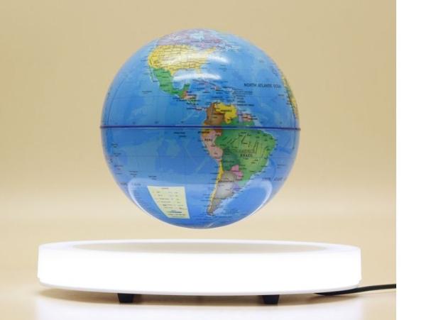 Buy cheap colorful led magnetic floating rotating globe ,levitation 6inch globe lamp gift toys from wholesalers