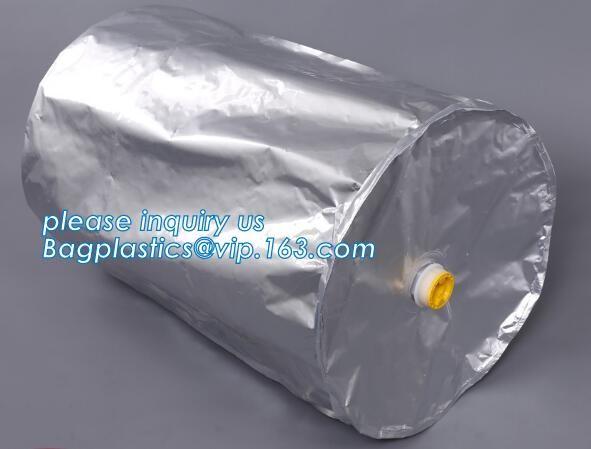Buy cheap Aluminium Foil Liquid Protective Lining Bag With Valve, Barrels Bucket Pail Drum Liner IBC Tank Liner Oil Packaging from wholesalers