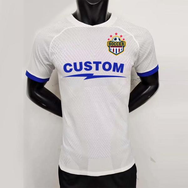 Buy cheap OEM Football Soccer Jersey Customized Design Club Brand Team Match White from wholesalers