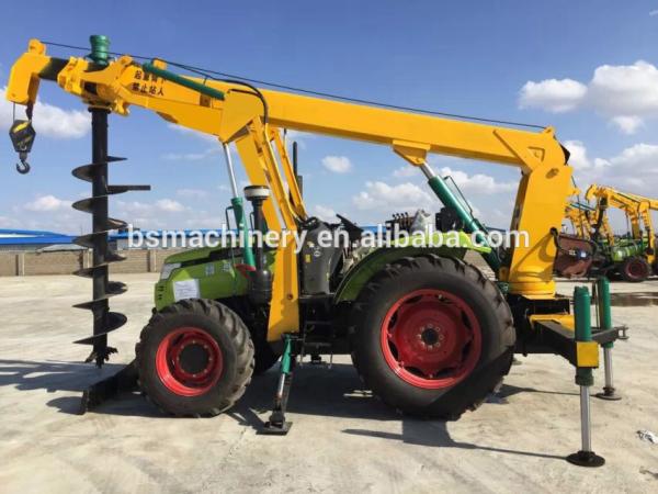 Buy cheap Tractor Mounted Pole Erection Machine Pile Rod Drilling Machine from wholesalers