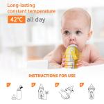 ODM On The Go Portable Travel Bottle Warmer Thermostat Outdoor Night Feeding
