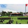 Buy cheap 40x50m Good Quality Peach Shape Large Display Tent For Export Large Trade Show , Sports ,Warehouse from wholesalers