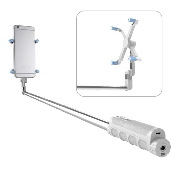 Buy cheap Super Patented Portable Selfie Stick Wireless Bluetooth white color from wholesalers