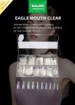 Medium Pre-Shaped Seamless Clear Color Fake Nail Tips For DIY Home Nail Salon 12