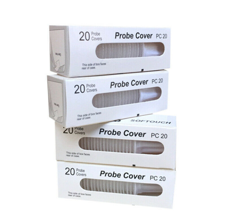 FDA Disposable Ear Thermometer Probe Covers Latex Free Transparent
