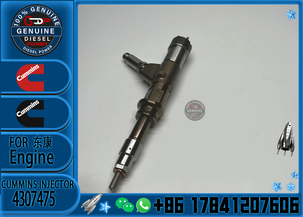 Common rail injector fuel injecto 4307475 4307468 5461710 5491515 for ISG Excavator Engine