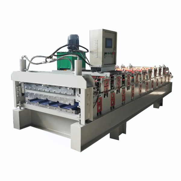 Buy cheap Hydraulic Shear Double Layer Roofing Sheet Machine 8-15m/Min from wholesalers