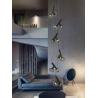 Buy cheap Nordic black Designer Chandelier Bedroom Living Room Dining Staircase Chandelier(WH-MI-411) from wholesalers