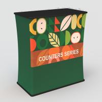 Buy cheap 160g 230g Tension Fabric Portable Reception Desks Rectangle Pop Up Counter Case product