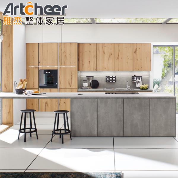 Buy cheap Craftsman Kitchen Cabinets Furniture With Plywood Carcase And Veneer Laminated Finish from wholesalers