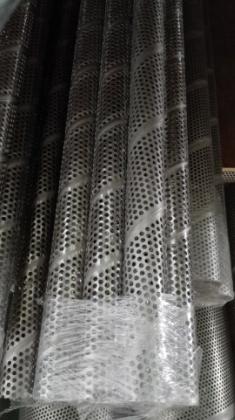 Buy cheap center pipe core 316 stainless steel spiral welded 304 perforated water filter elements filter frames 304 metal pipes from wholesalers
