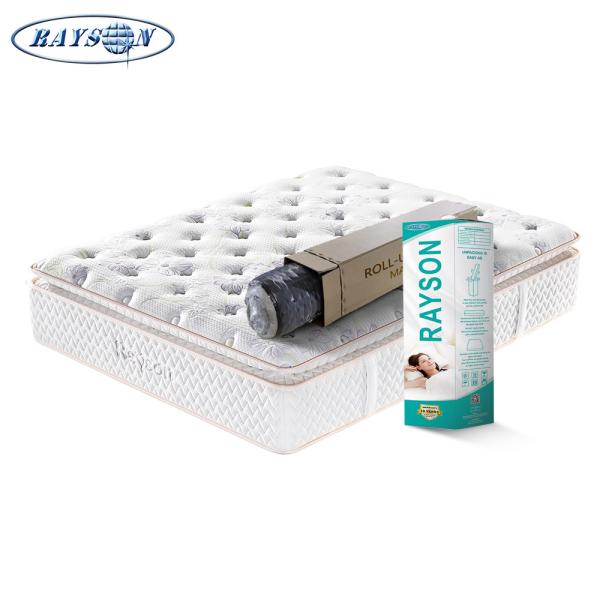 Buy cheap Orthopedic Pillow Top Memory Foam Pocket Spring Mattress 14 Inch Queen Size from wholesalers