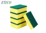 Household Colorful Kitchen Dish Washing Sponge Glass Eliminating Dustproof