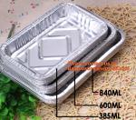 food container aluminum foil baking tray,lubricated foil containers aluminium