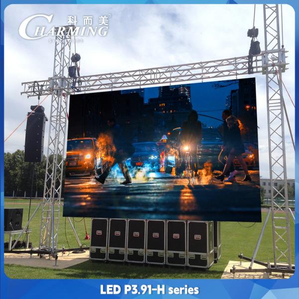Buy cheap Outdoor P3.91 Advertising LED Display Screen High Brightness 4k Led Wall from wholesalers