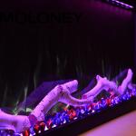 2440mm Freestanding Electric Fireplace Home Decoration Heater Realistic Flame