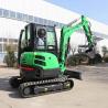 Buy cheap 3 Ton Used Excavator Machine Rubber Track Small Home Excavator from wholesalers