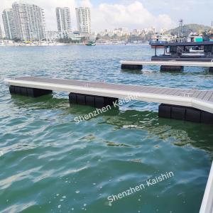 Marine Aluminum Floating Dock Aluminum Alloy Float Pontoon WPC Decking