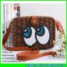 Buy cheap LDTT-013 big eyes rattan handbag fashion paper straw cosmetic shoulder bags from wholesalers