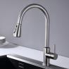 Buy cheap Leak Free Cartridge High Arch Kitchen Faucet SUS304 Stainless Steel Faucet from wholesalers