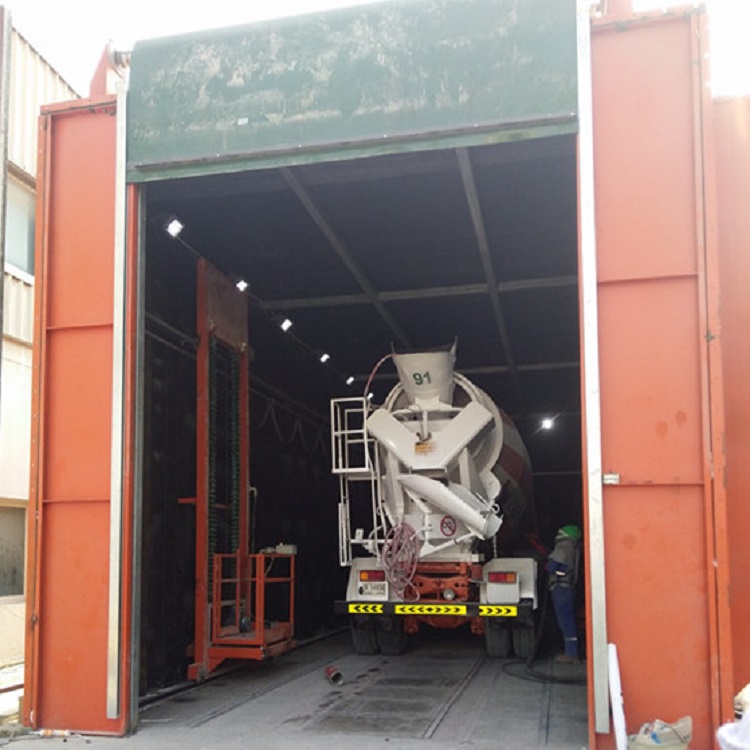 Tunnel Powder Coating Oven Overhead Conveyor System With Spraying Pretreatment