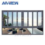 Aluminum Frame Horizontal Sliding Sash Windows For Hotel