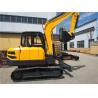 Buy cheap 6.5 Ton Steel Track Small Ditch Digger Excavator Small Size With Kubota Engine from wholesalers