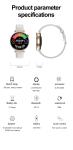 OEM HK41 Women'S Bluetooth Watch 1.32 Inch Oled Display 235mAh