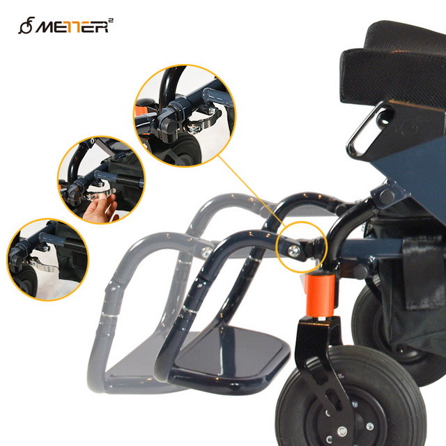 Electric Folding Lightweight Wheelchair Aluminum Alloy