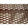 Buy cheap PVC Spraying Stamping Aluminum Expanded Metal Mesh 0.5 Thickness For Security from wholesalers