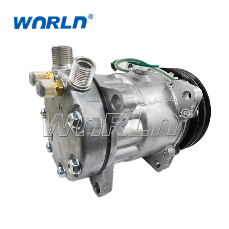 WXTK241 Truck AC Compressor For 7H15 12V Auto Conditioner Clutch 2A Model Pumps