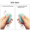 Buy cheap Rechargeable LED Flashlight Sos Self Defense Siren Emergency Siren Alarm Keychain from wholesalers
