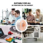 Strong Toughness High Strength Gradient Orange White PLA+ Filament for 3D