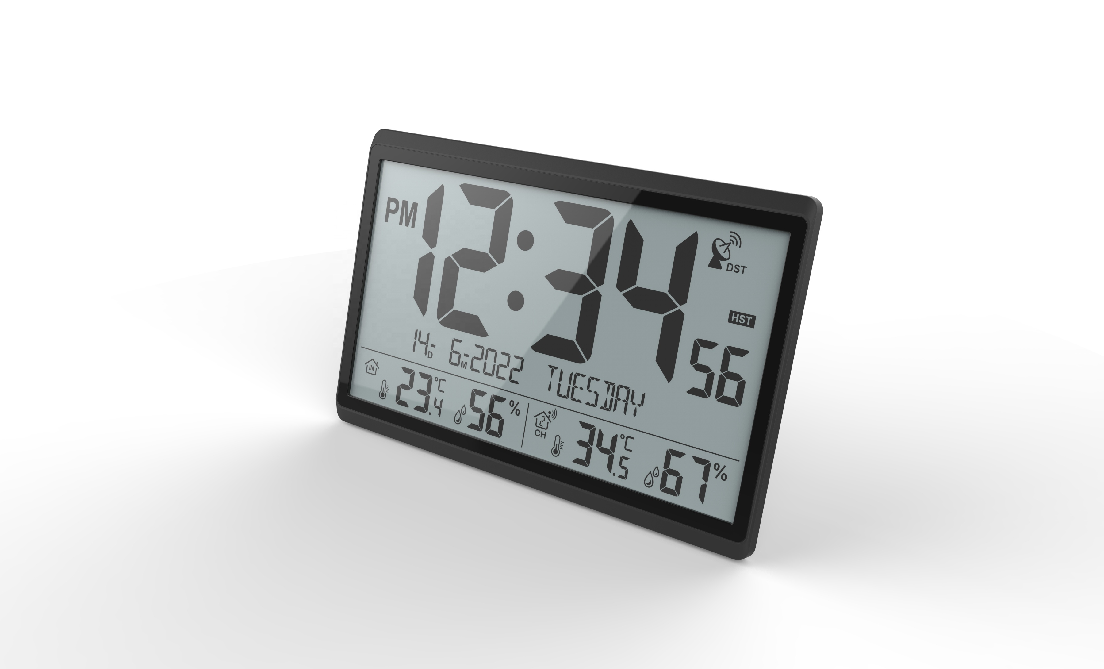 Super Jumbo Wall Clock with Manually Set Function and Calendar Batteries Not Included