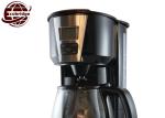Aluminum Glass Office Home Drip Coffee Makers , 8-10 Cups Basic Drip Coffee