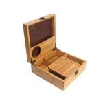 Customized Bamboo Rectangular Storage Box Wooden Watch Box Jewelry Storage