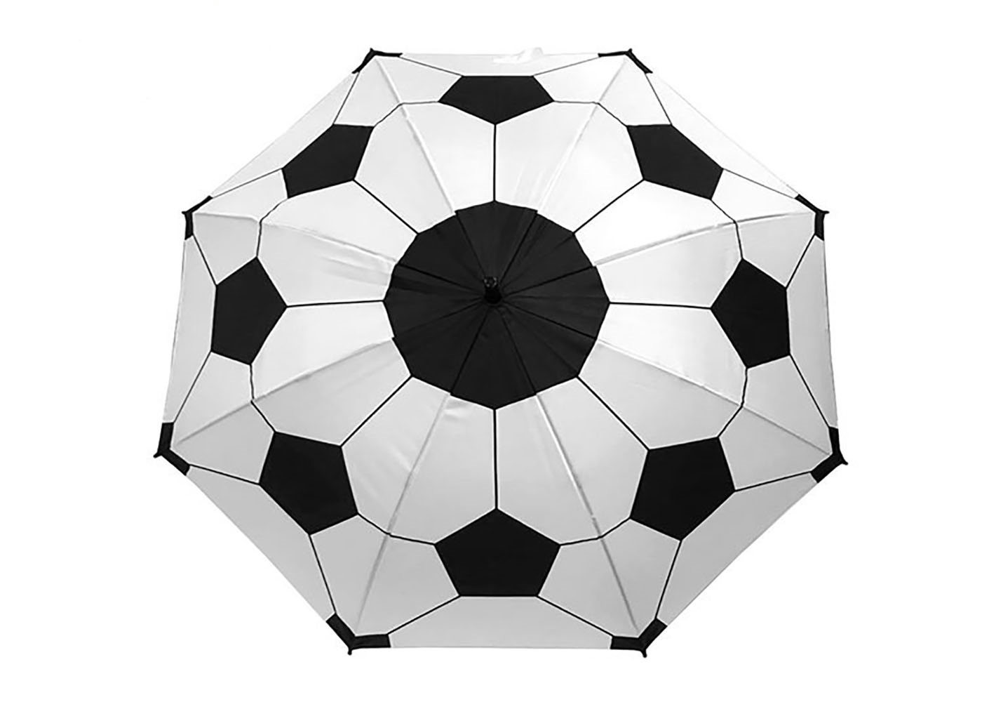 Large Auto Open Stick Umbrella Football Printed Easy One Handed Operation
