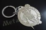 Imiation Hard Enamel Logo Metal Key Rings For Men , Engraved Metal Keychains