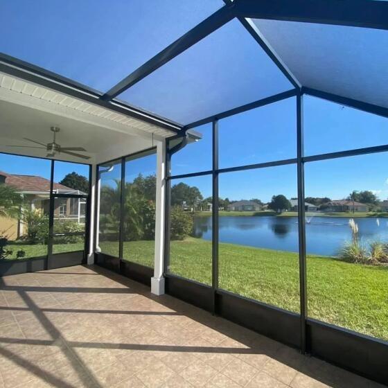 Buy cheap Charcoal 6ft width Pool And Patio Screen Outdoor from wholesalers