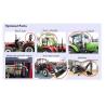 Buy cheap China Factory Supply 55HP 4WD Mini/front tyre Garden/Orchard/Agricultural/flat tyre Farm Tractor tractor with front end from wholesalers