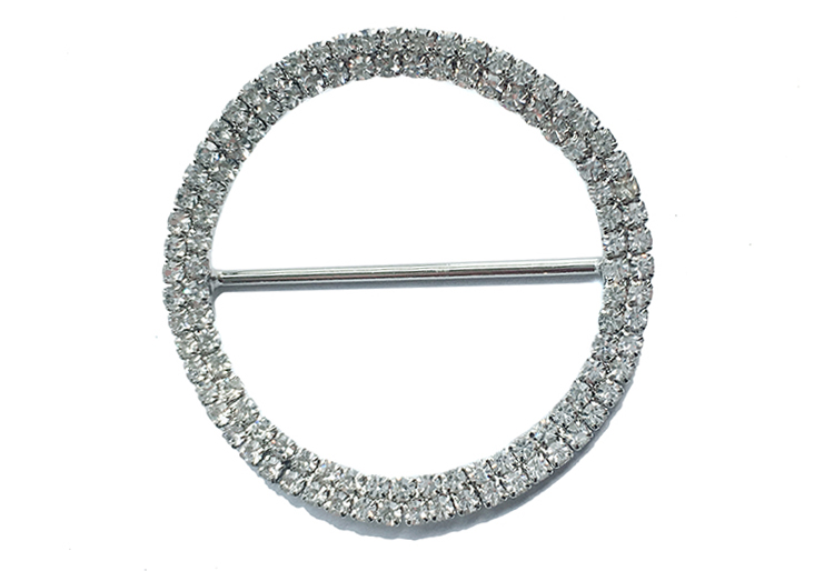 Circle Style Round Fashion Shoe Decoration Iron Or Copper Material