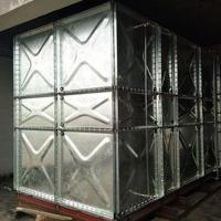 Buy cheap HDG Fire Fighting Security Galvanized Steel Water Tank Large Capacity Customized product