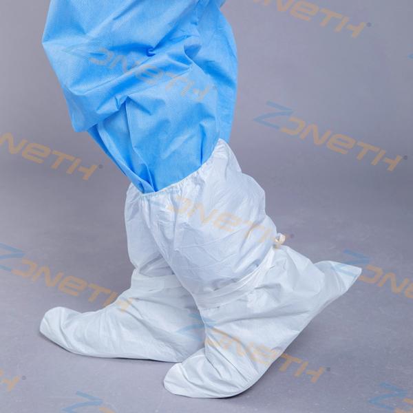 Buy cheap Microporous Disposable Shoe Protectors With Shoe Lace from wholesalers